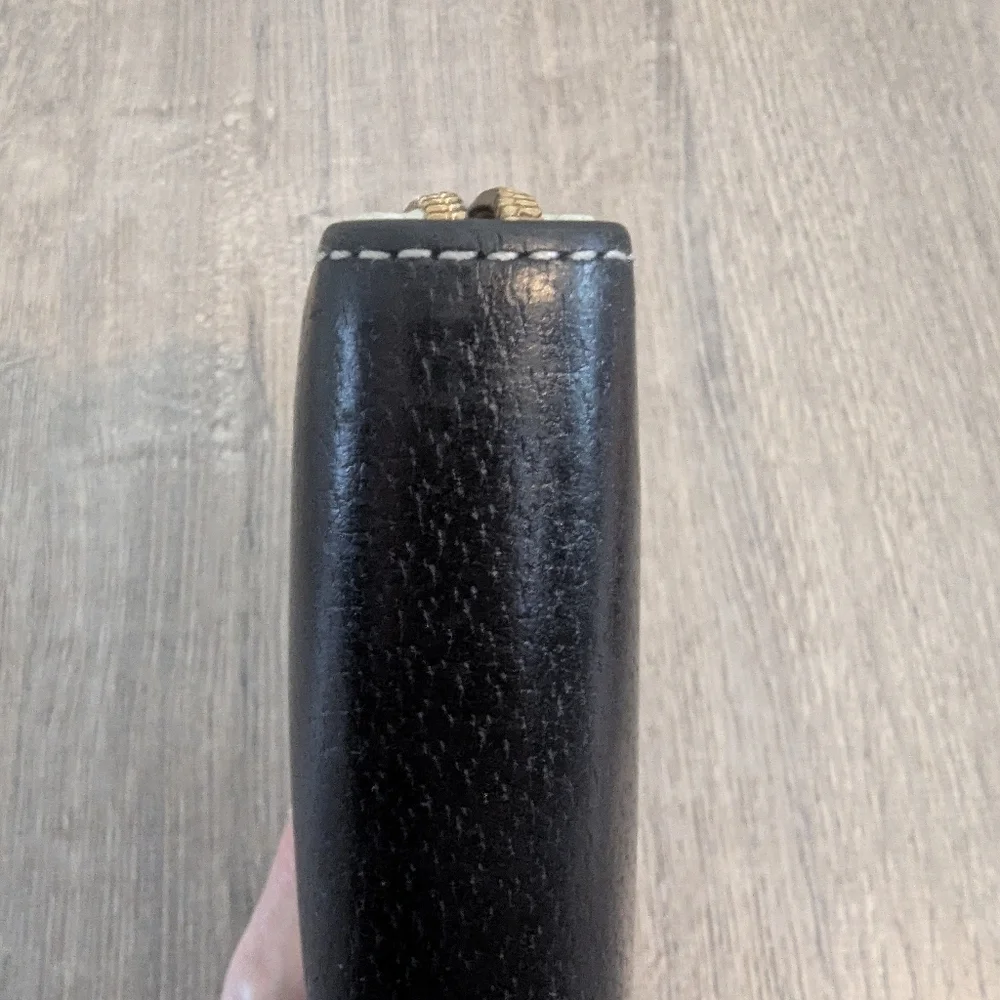 Kate Spade Colorblock Black  Cream Leather Wallet